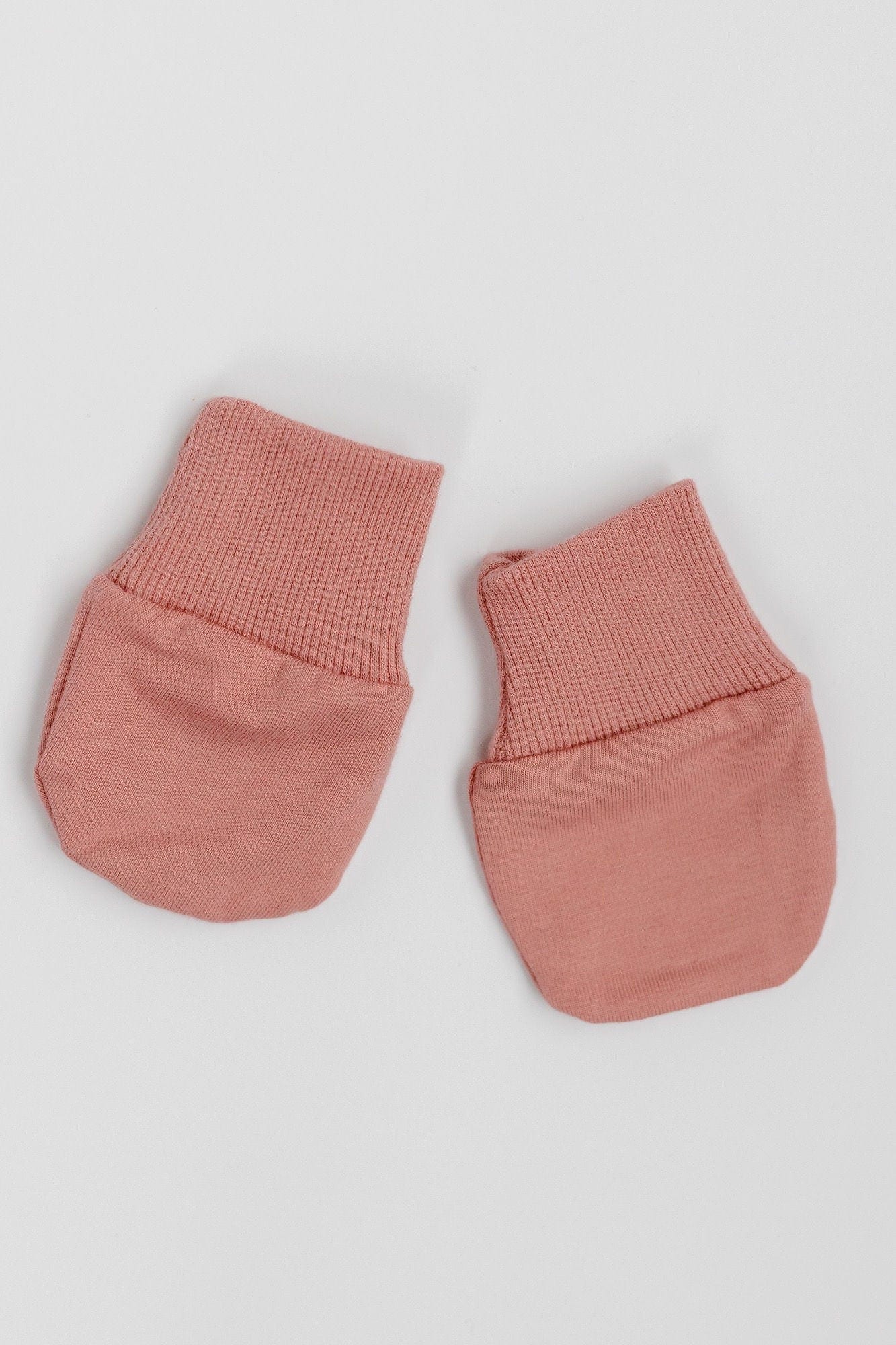 Ash Rose Baby Scratch Mittens